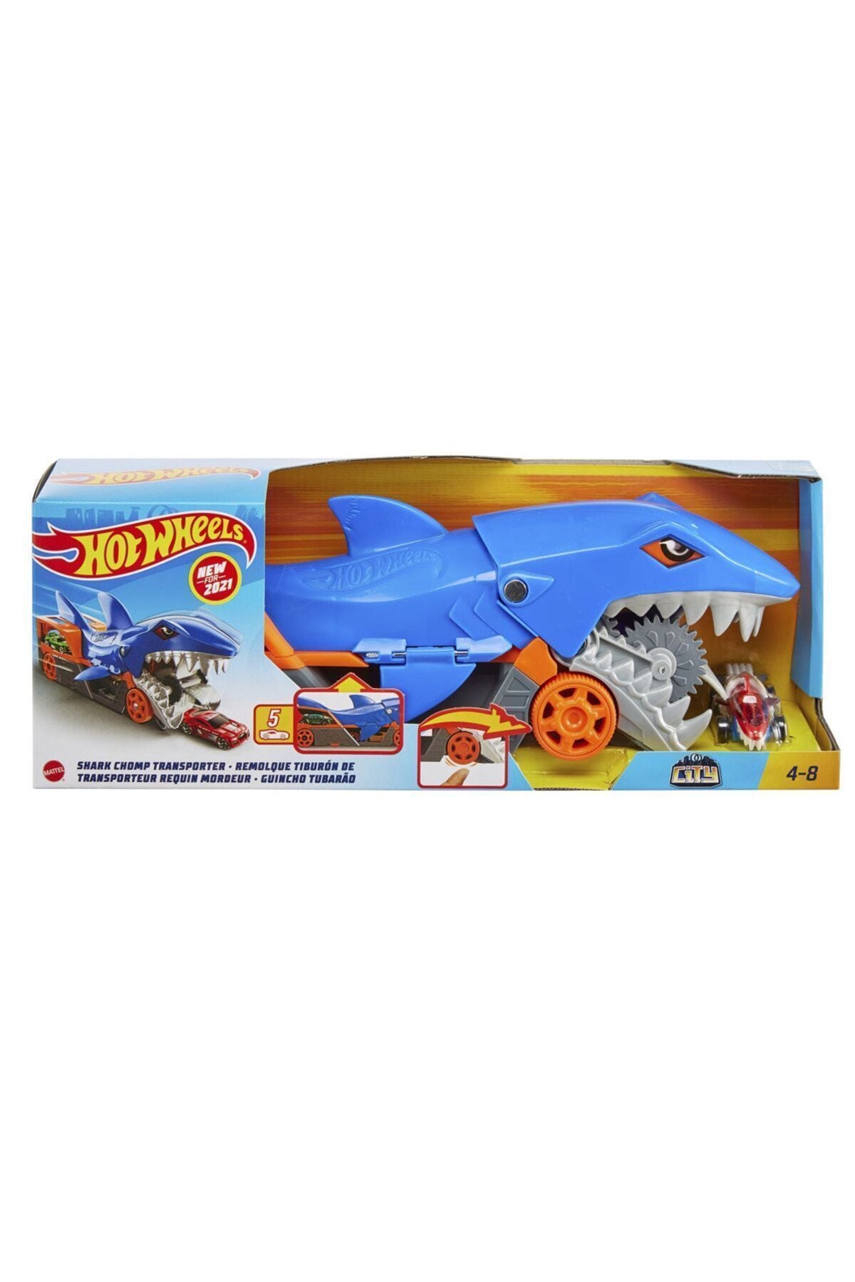 CITY KÖPEK BALIĞI TAŞIYICI SHARK CHOMP TRANSPORTER 4+