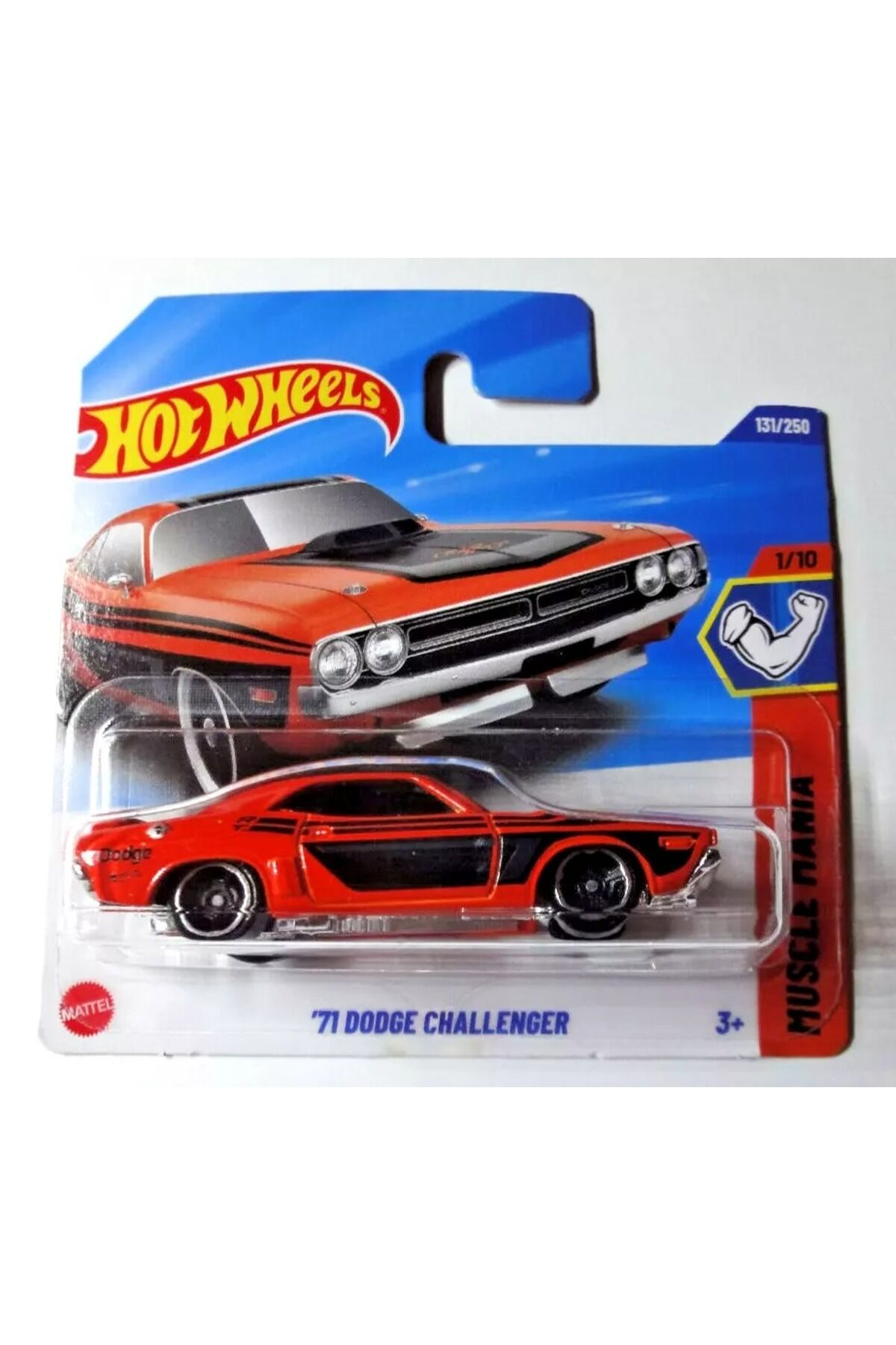 '71 Dodge Challenger – Muscle Mania Serisi 1/10 Koleksiyon Arabası