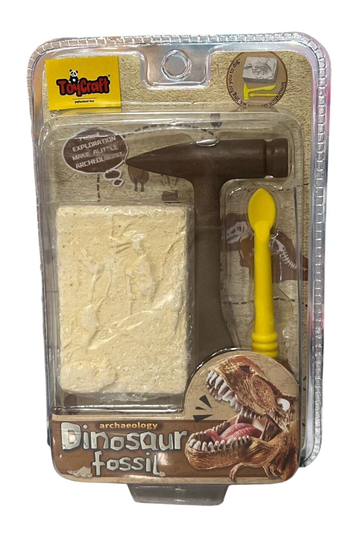 TOYCRAFT Dinozor fosili kazı çalışması keşif arkeoloji seti arkeolog dinosour archaeology