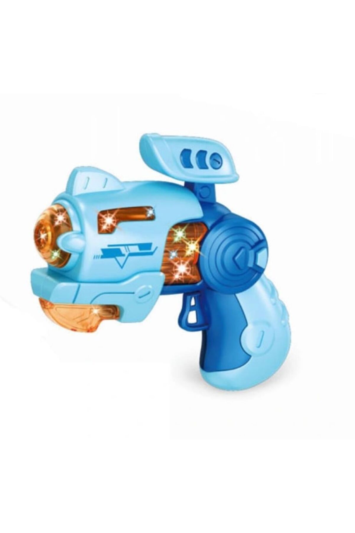 IŞIKLI SESLİ PROJEKSİYONLU TABANCA ASORTİLİ 3 RENK SARI TURUNCU TURKUAZ IŞIKLI SESLİ GUN